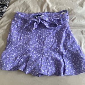 BRAND NEW ‼️‼️ with tag Zara purple floral skort